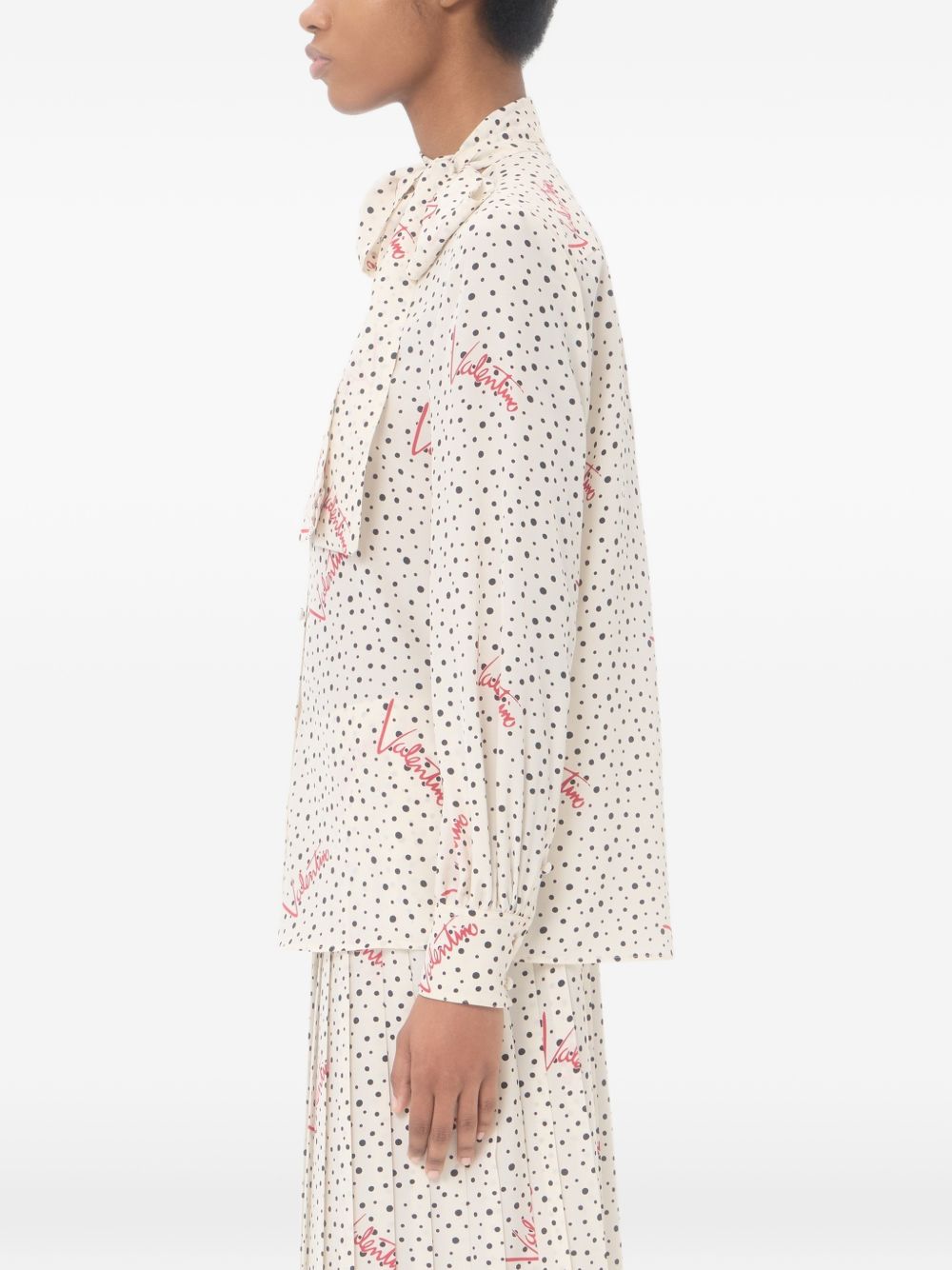 Valentino Women Printed Silk Shirt VALENTINO