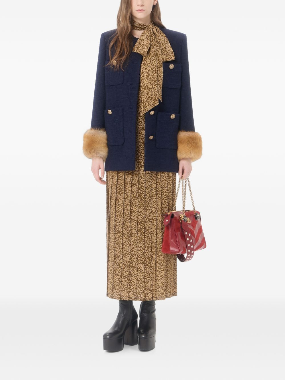 Valentino Women Wool Caban Coat VALENTINO