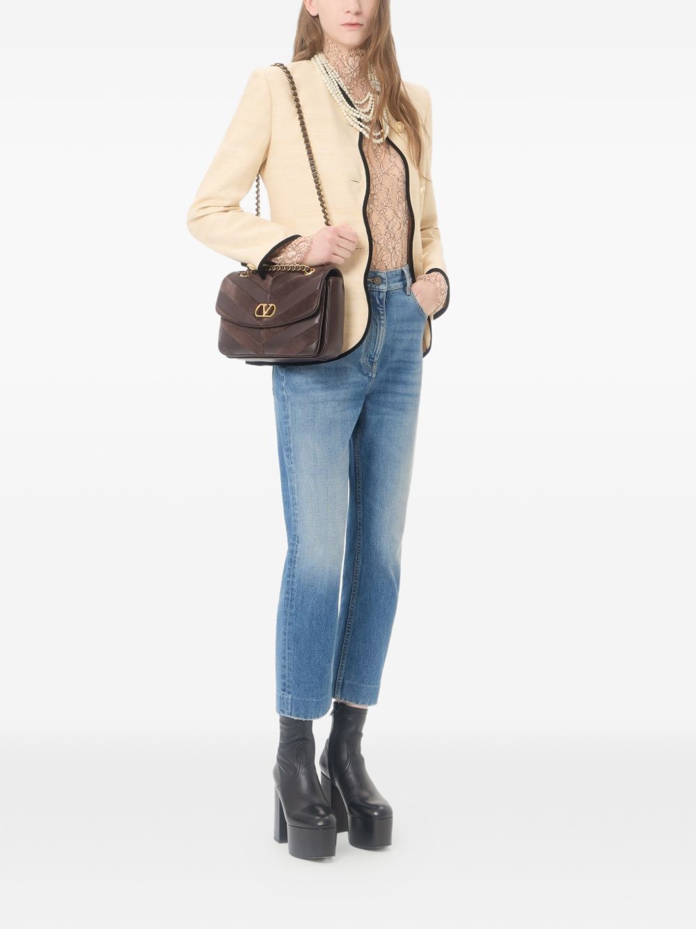 Valentino Women Denim Cotton Jeans VALENTINO