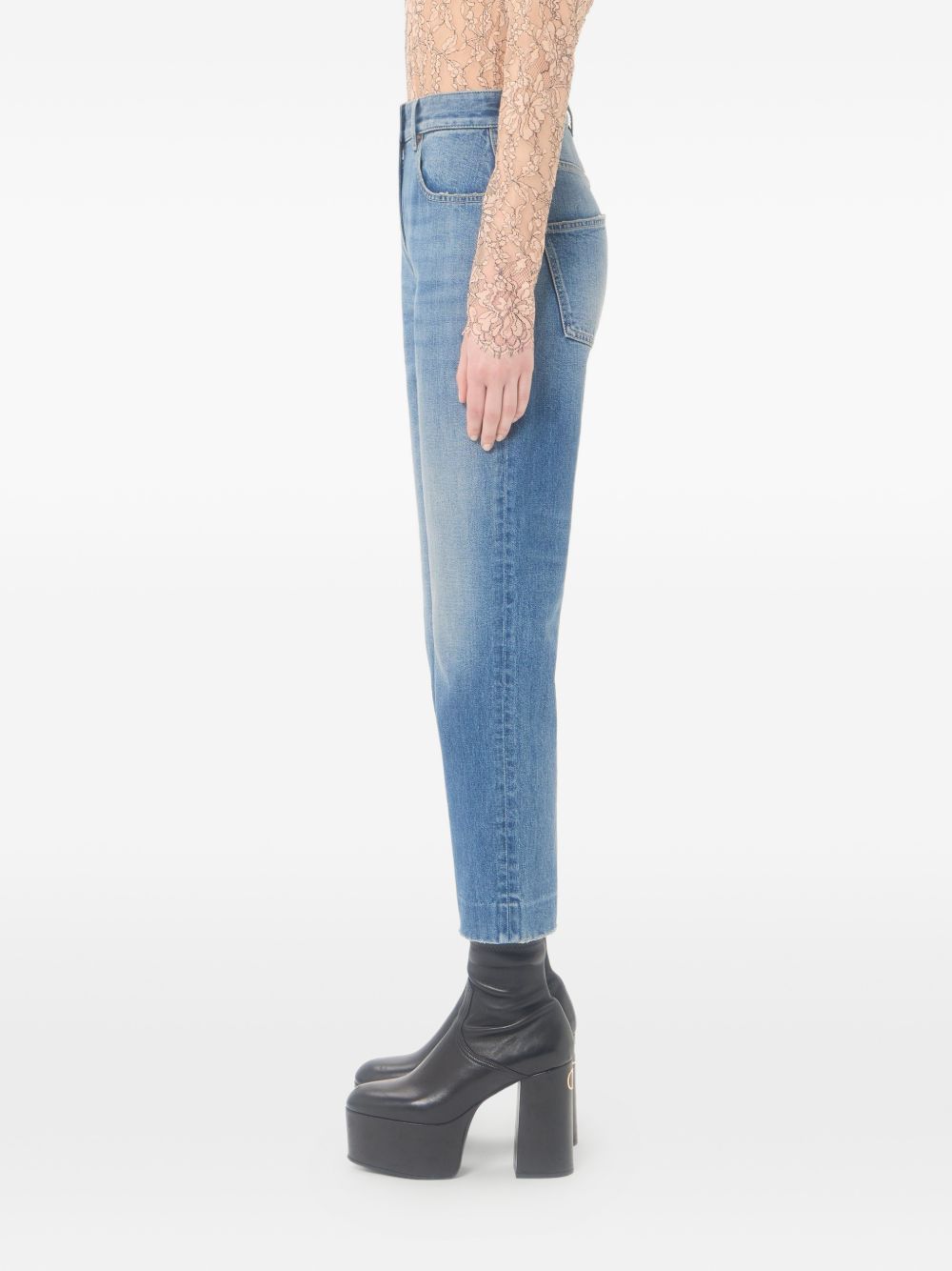 Valentino Women Denim Cotton Jeans VALENTINO