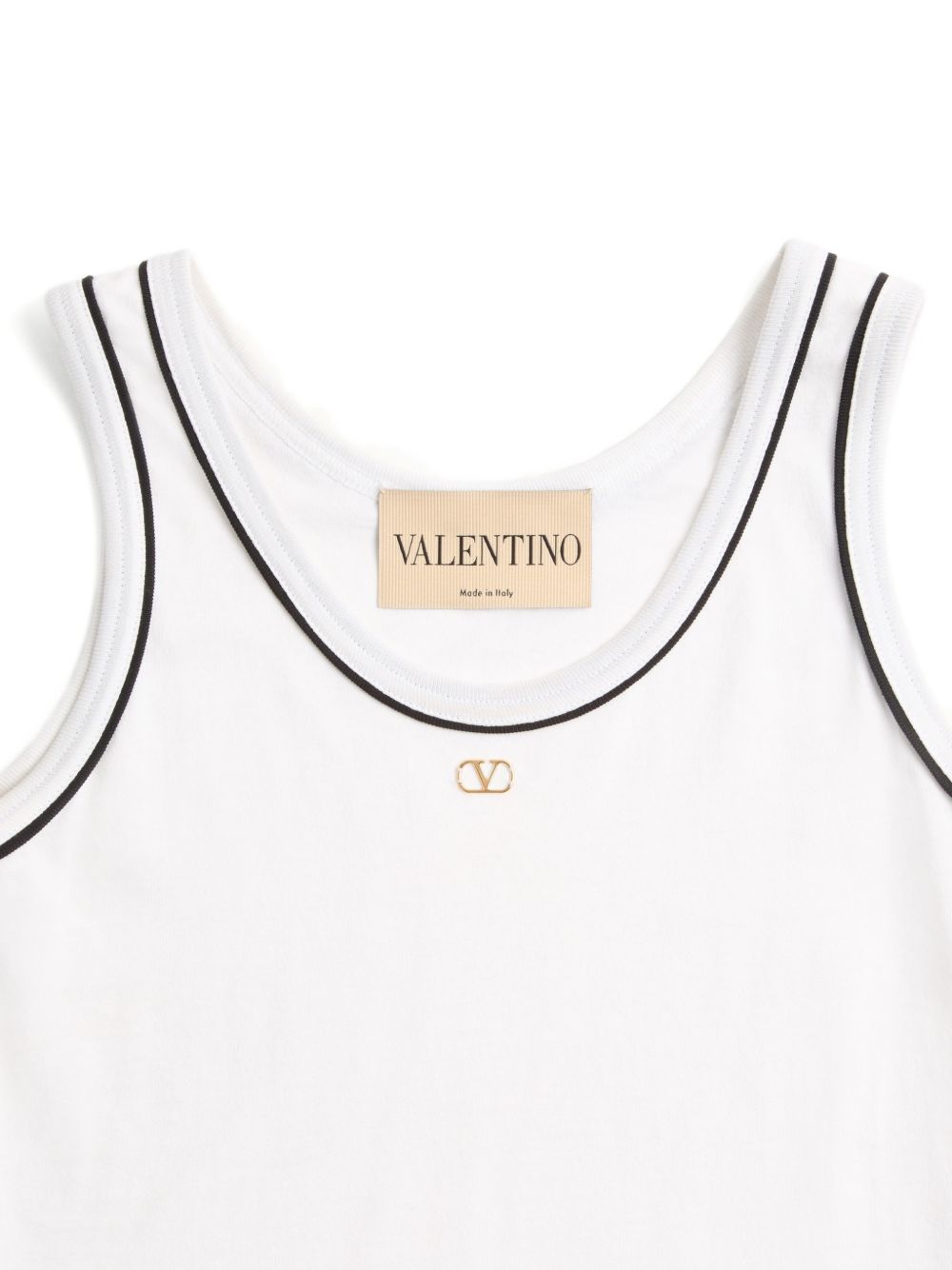 Valentino Women Logo Cotton Tank Top