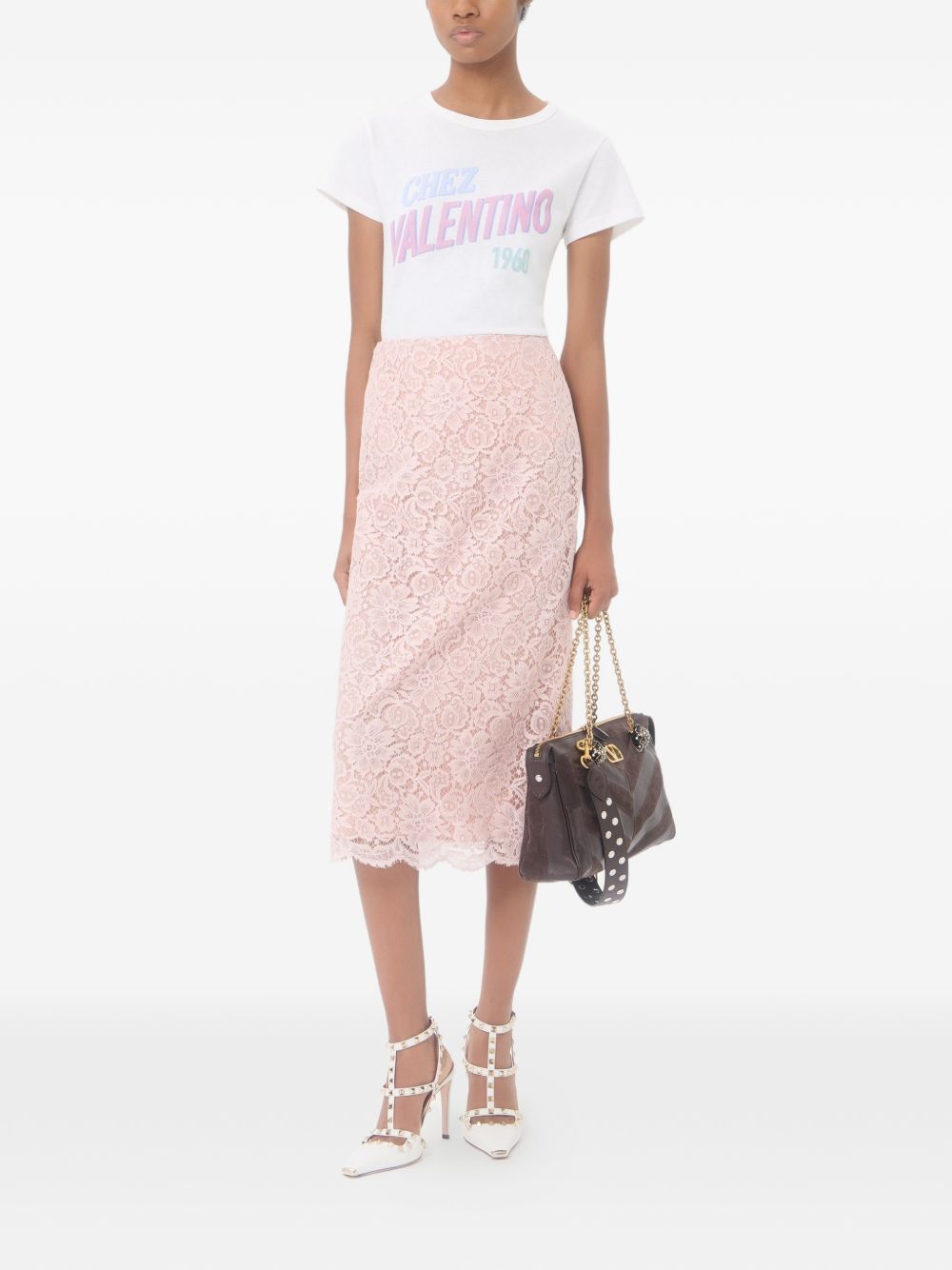 Valentino Women Chez Valentino Cotton T-Shirt VALENTINO