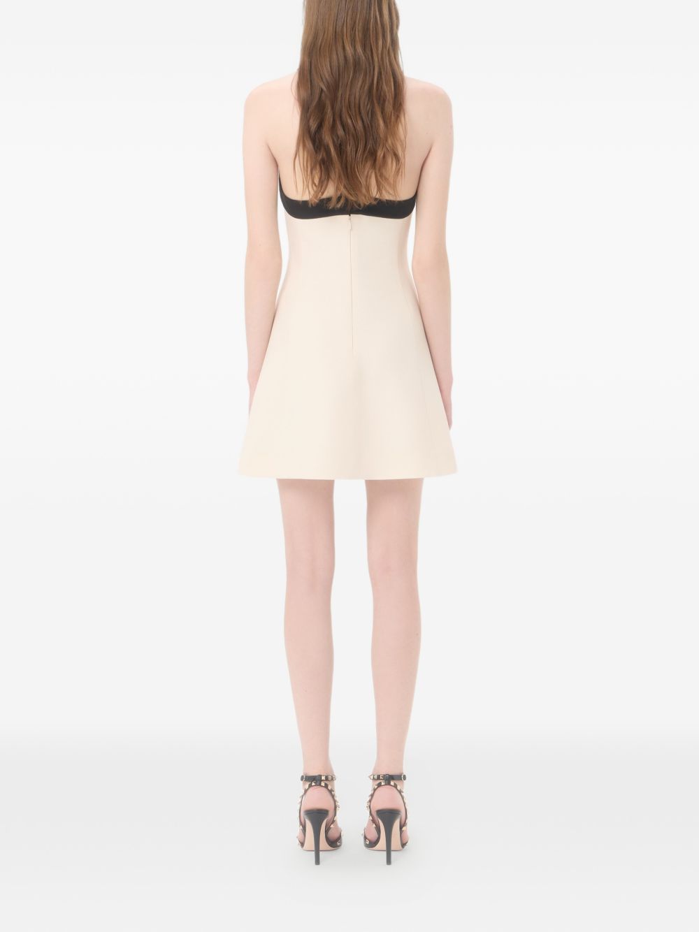 Valentino Women Wool And Silk Blend Mini Dress VALENTINO