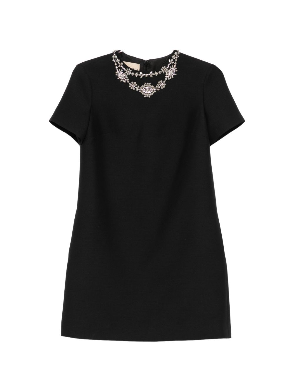 Valentino Women Wool And Silk Blend Mini Dress VALENTINO