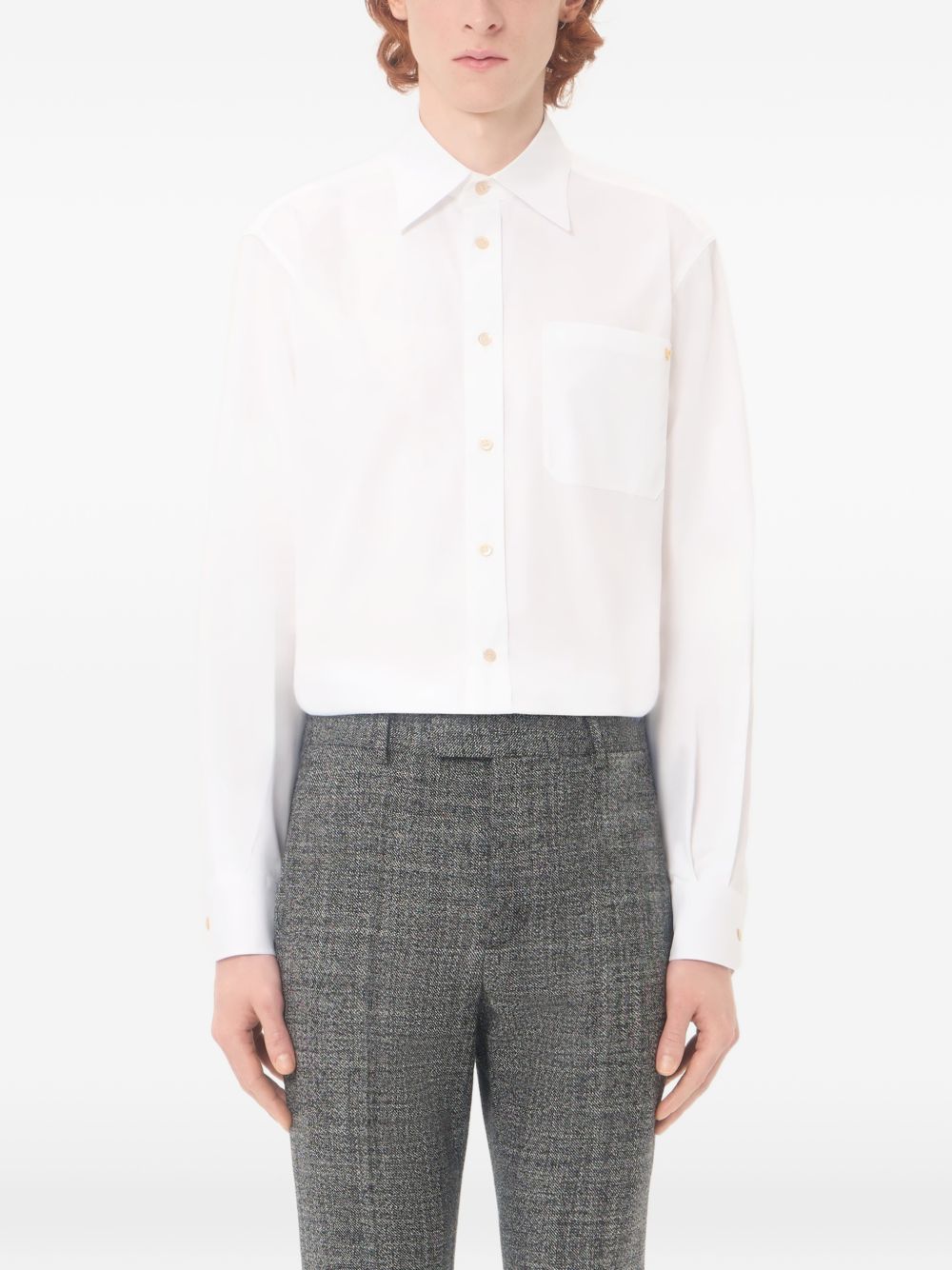 Valentino Men Vgold Cotton Shirt VALENTINO