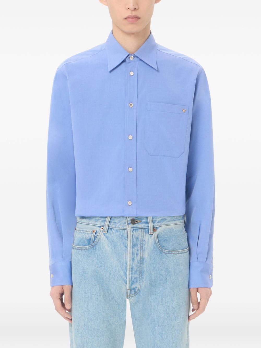 Valentino Men Vgold Cotton Shirt VALENTINO