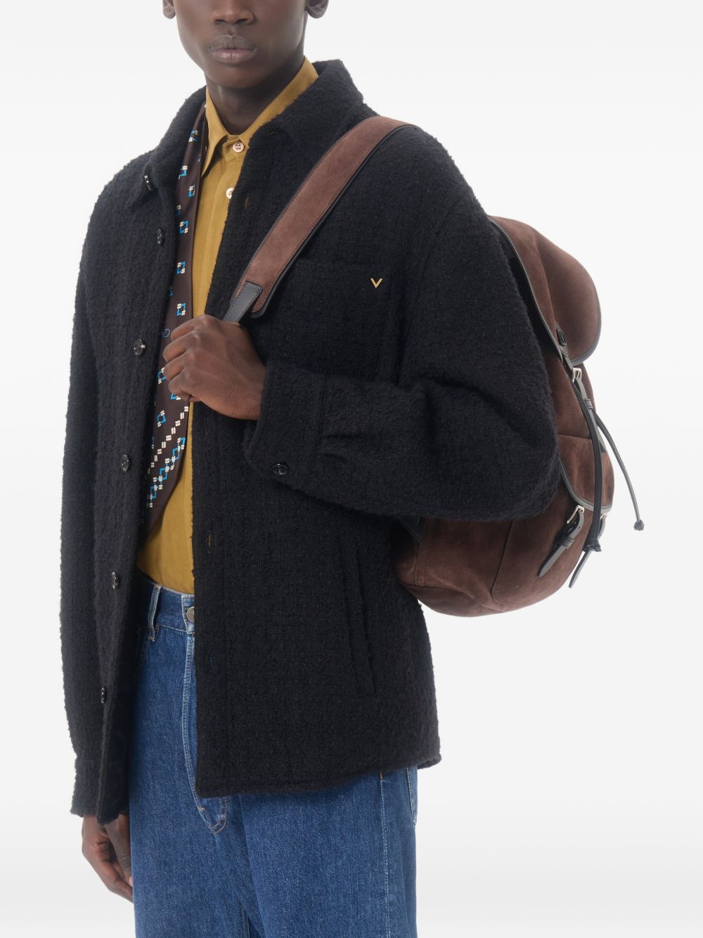 Valentino Men Vlogo Tweed Jacket VALENTINO