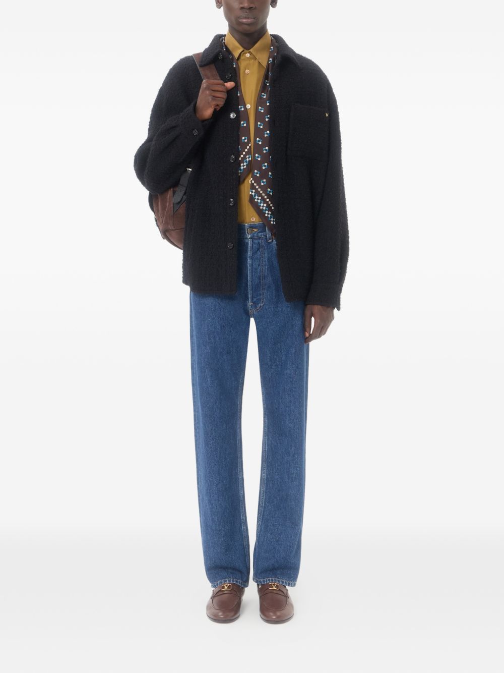 Valentino Men Vlogo Tweed Jacket VALENTINO
