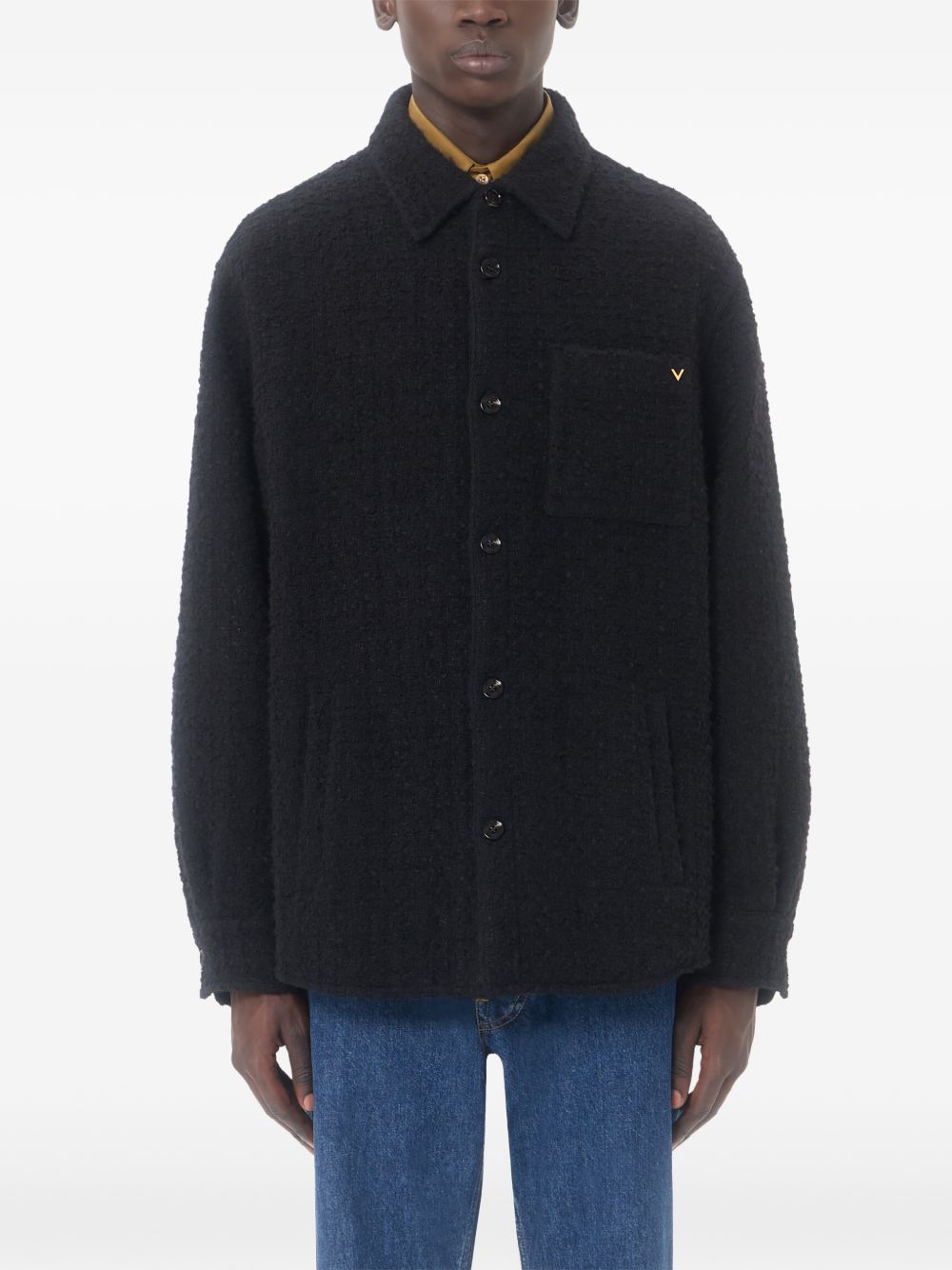 Valentino Men Vlogo Tweed Jacket VALENTINO
