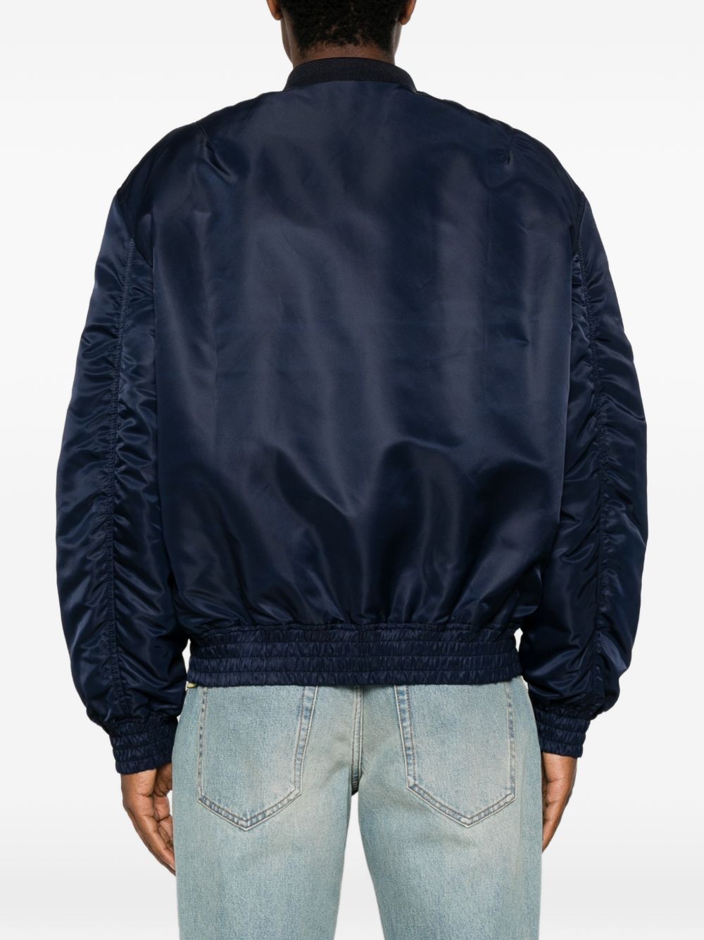 Valentino Men Vgold Nylon Bomber Jacket VALENTINO