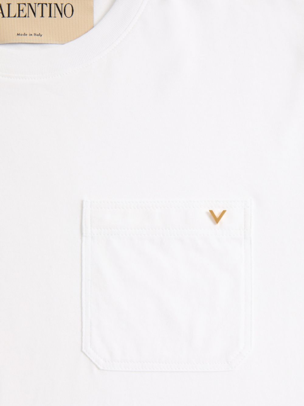 Valentino Men Vgold Cotton T-Shirt VALENTINO