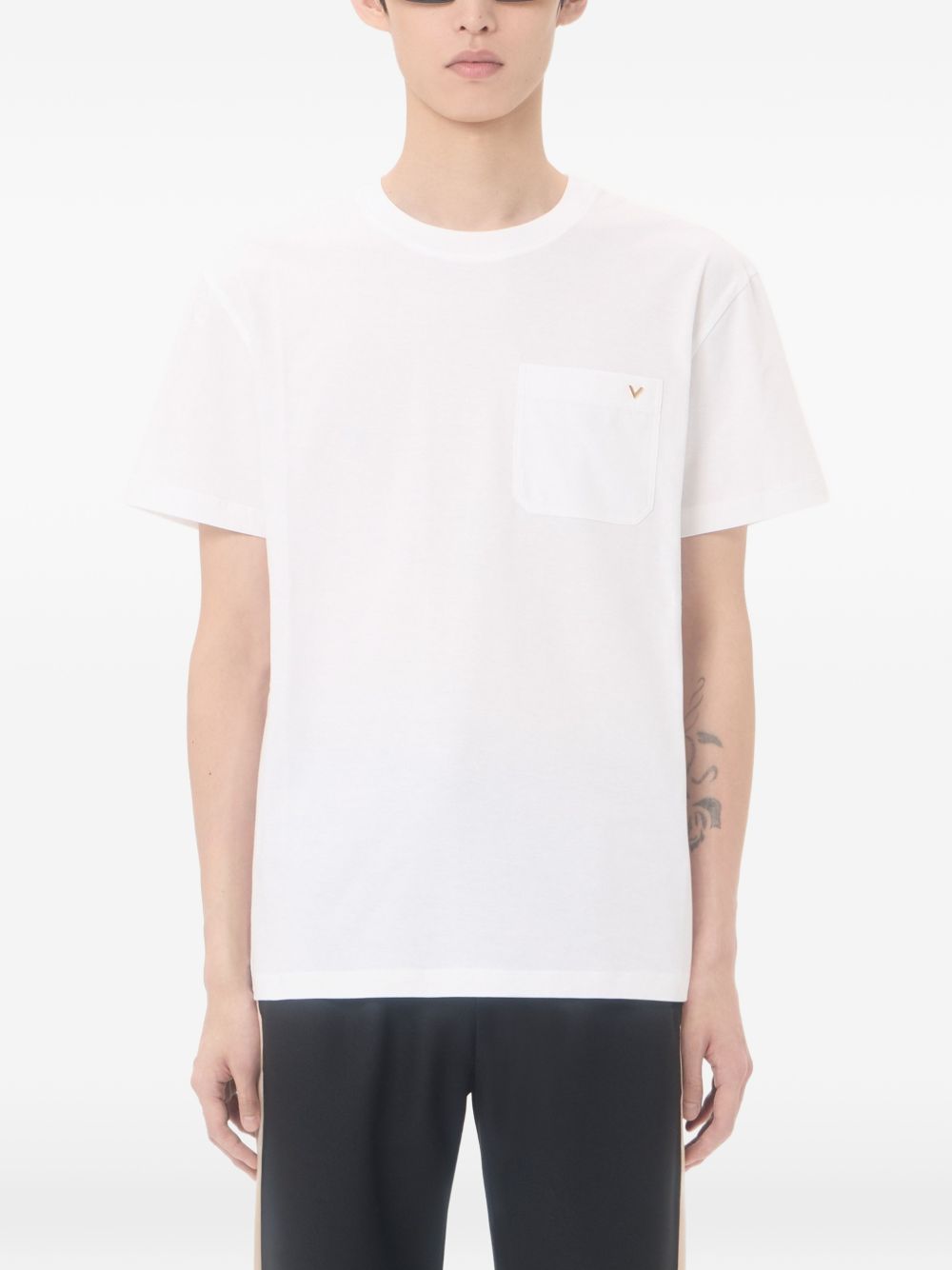 Valentino Men Vgold Cotton T-Shirt VALENTINO