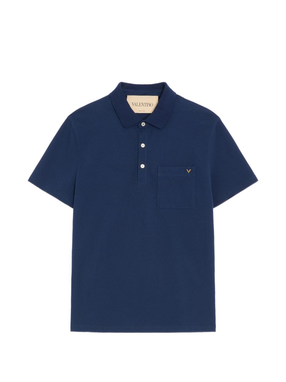 Valentino Men Vgold Cotton Polo Shirt VALENTINO