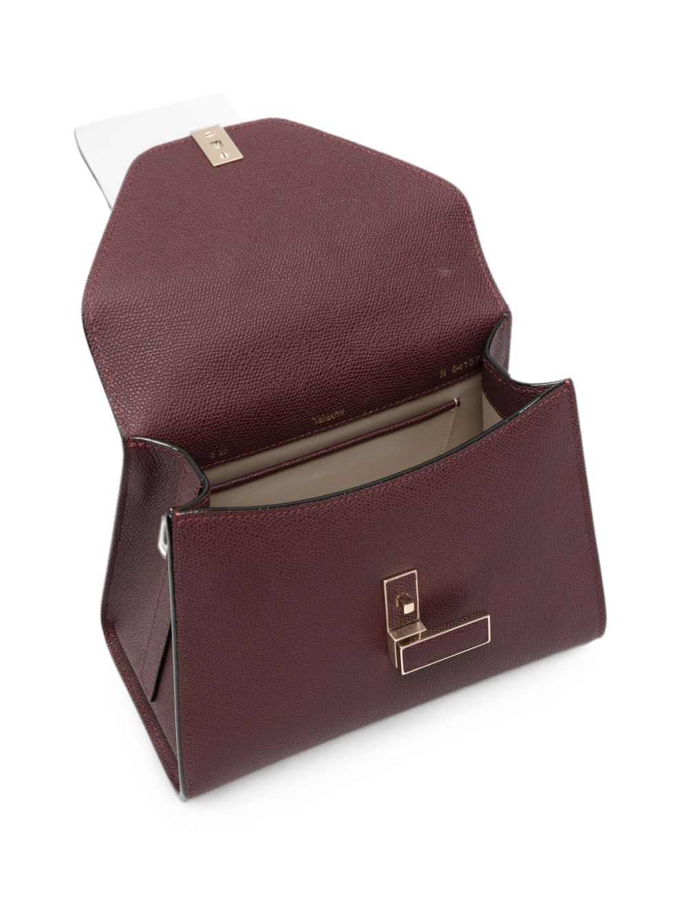 Valextra Women Iside Mini Leather Handbag