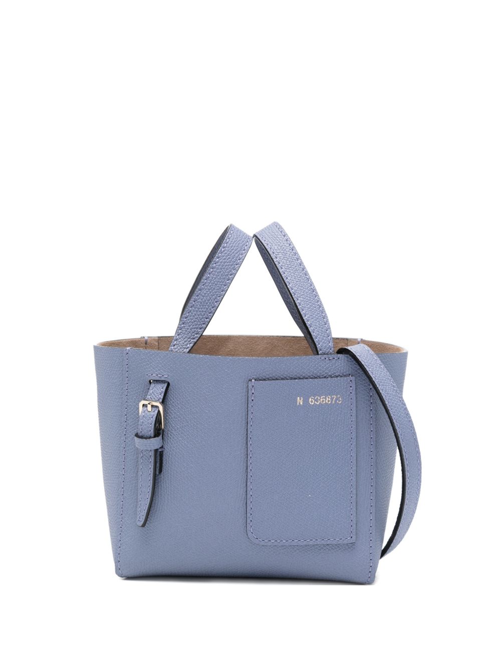 Valextra Women Nano Leather Bucket Bag VALEXTRA