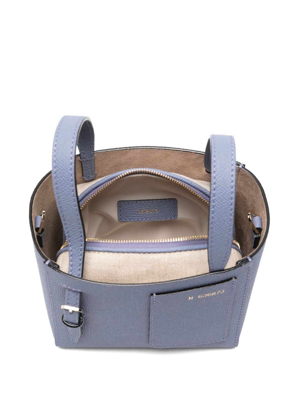 Valextra Women Nano Leather Bucket Bag VALEXTRA