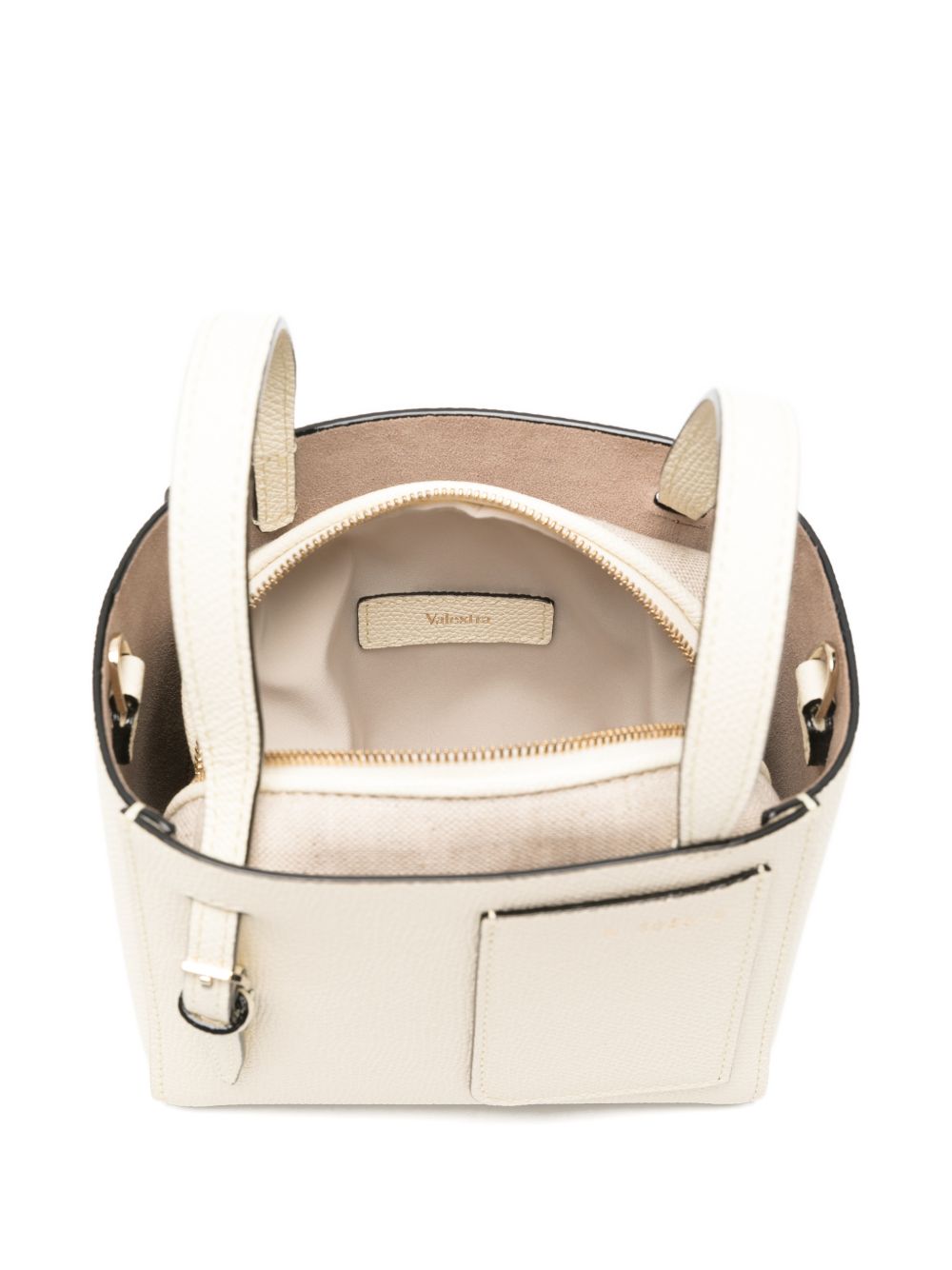 Valextra Women Nano Leather Bucket Bag VALEXTRA