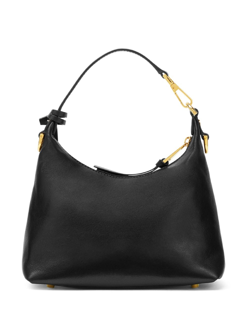 Versace Women Versace Tag Leather Hobo Bag VERSACE