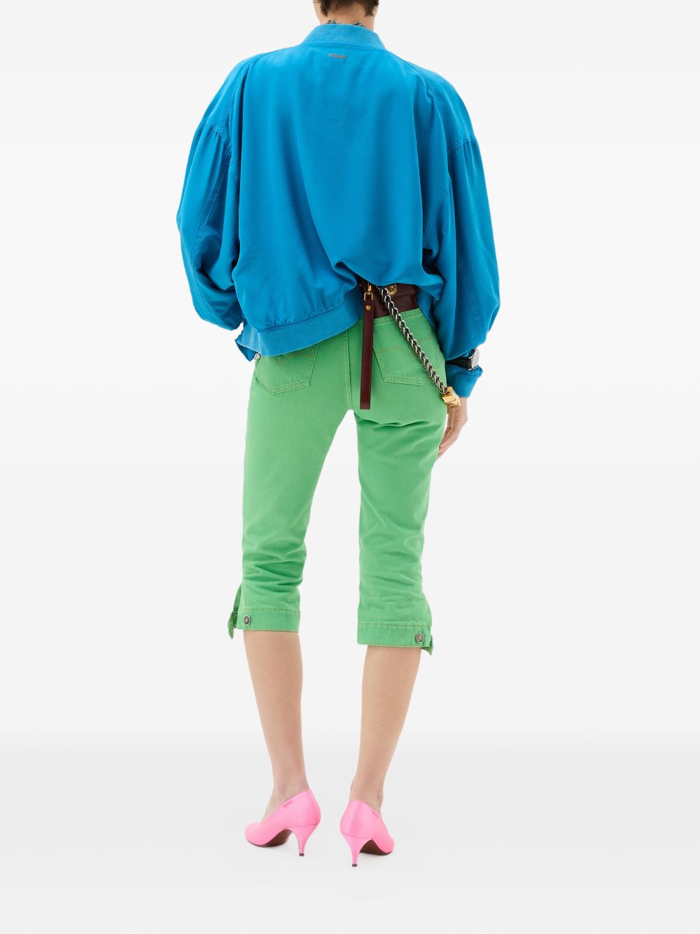 Versace Women Capri Denim Jeans VERSACE