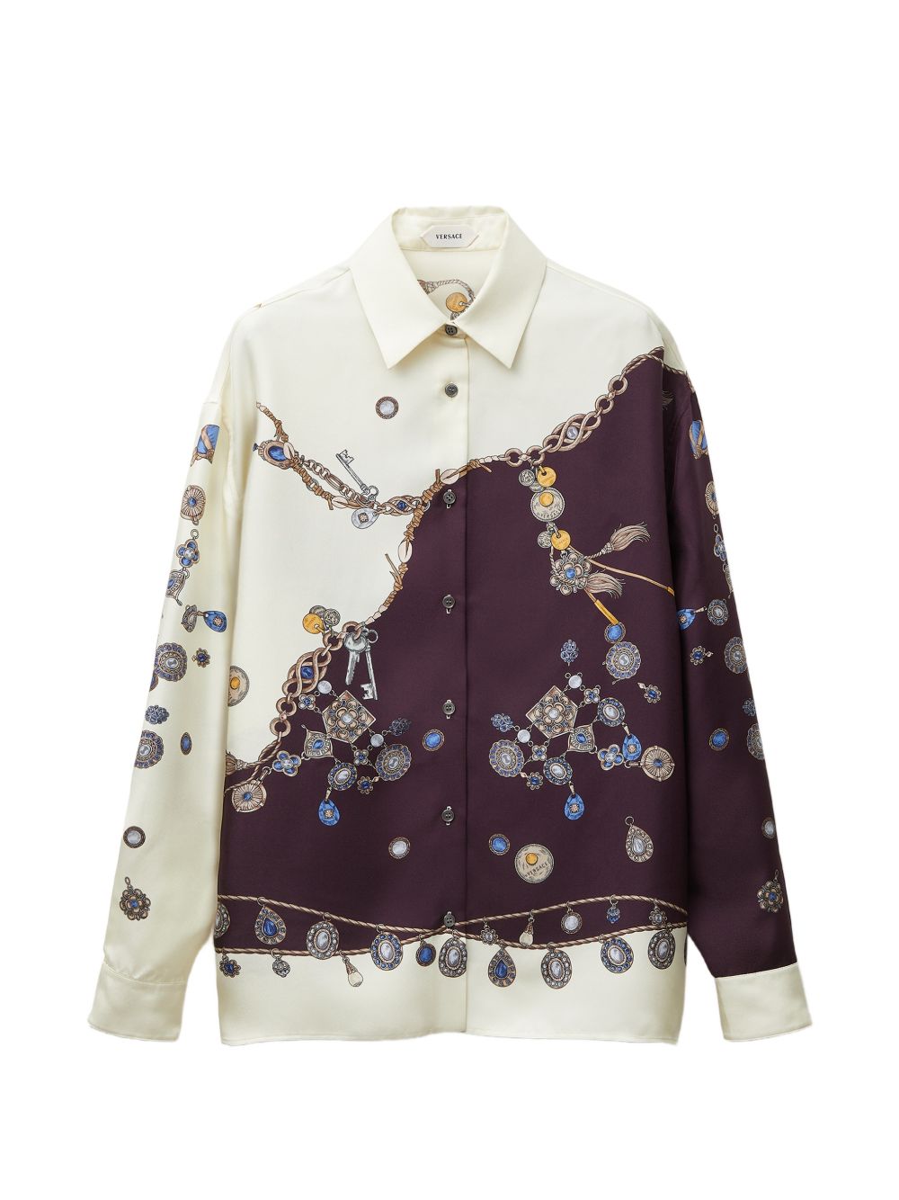 Versace Women Printed Silk Shirt VERSACE