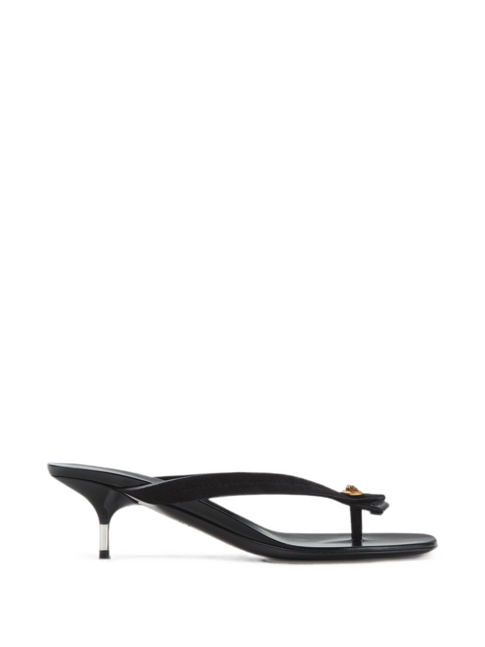 Versace Women Leather Thong Sandals VERSACE