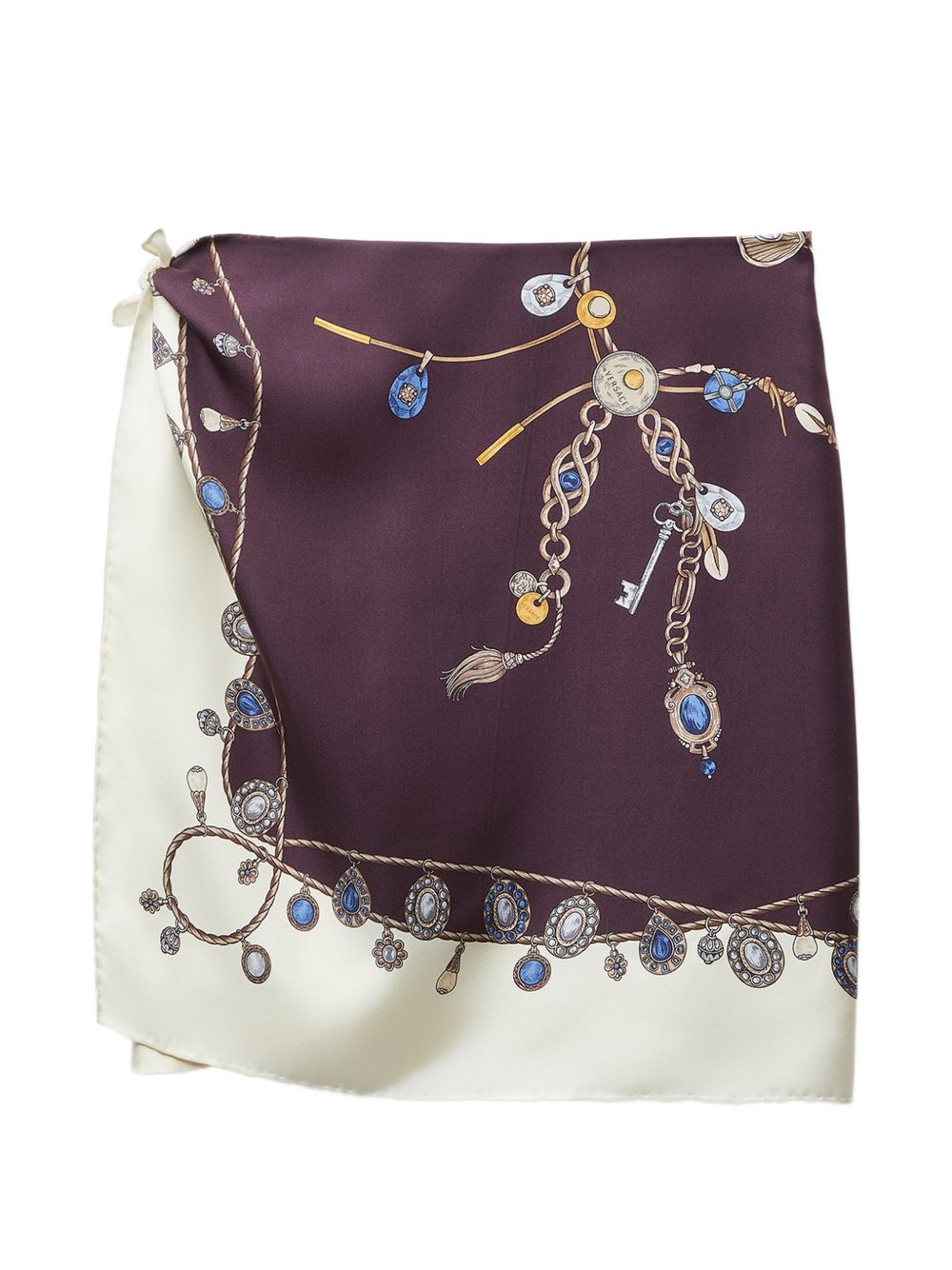 Versace Women Printed Silk Skirt VERSACE