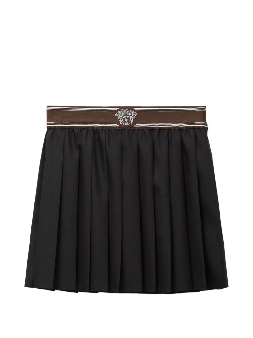 Versace Women Pleated Wool Skirt VERSACE