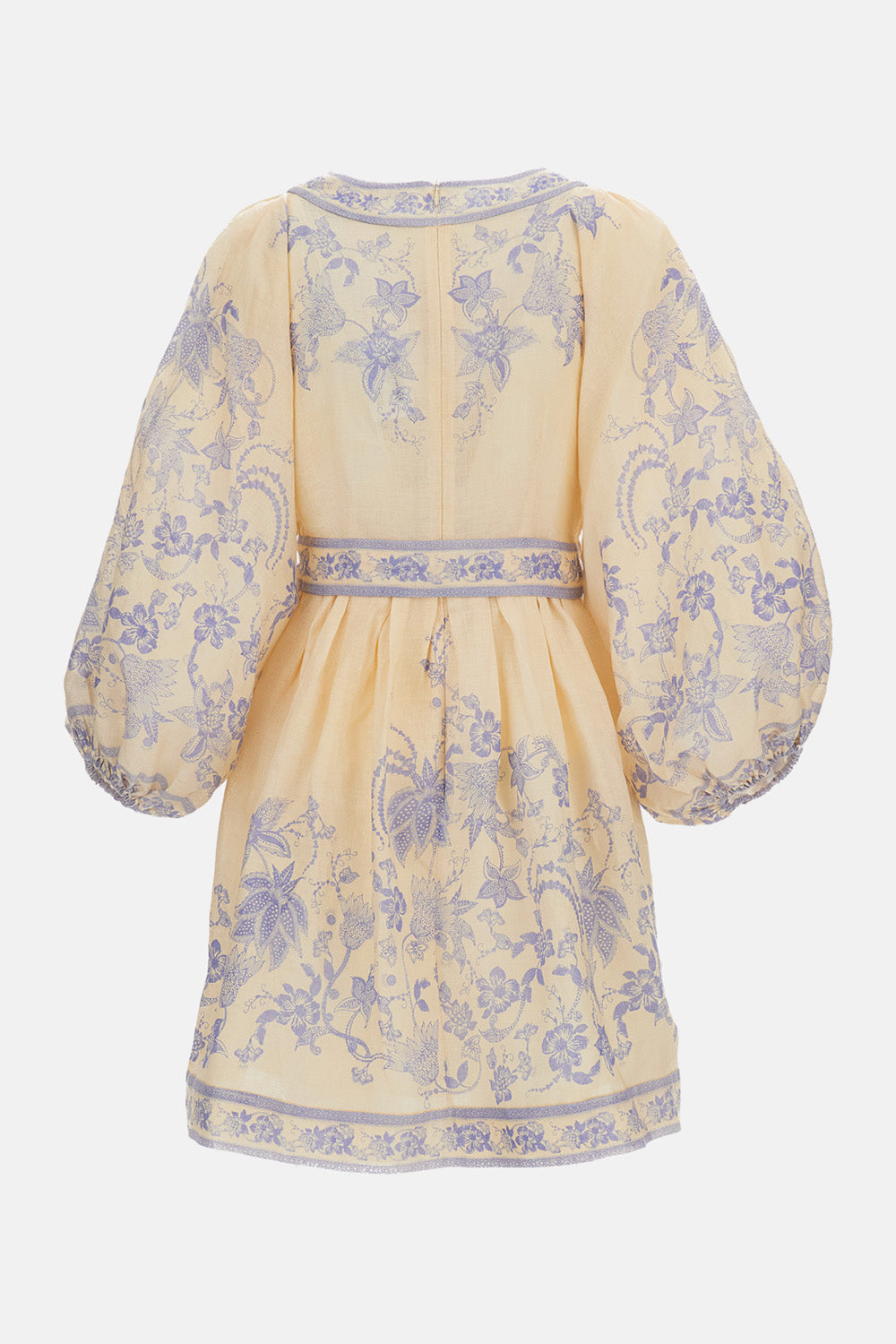 Zimmermann Women Indra Plunge Mini Dress ZIMMERMANN