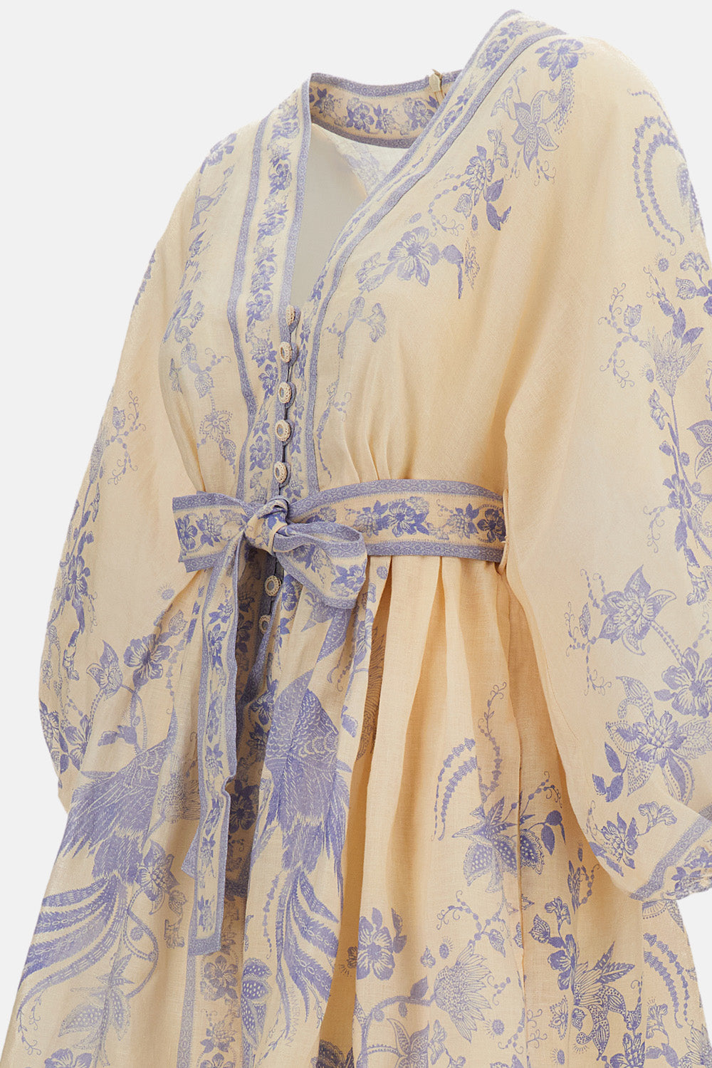 Zimmermann Women Indra Plunge Mini Dress ZIMMERMANN