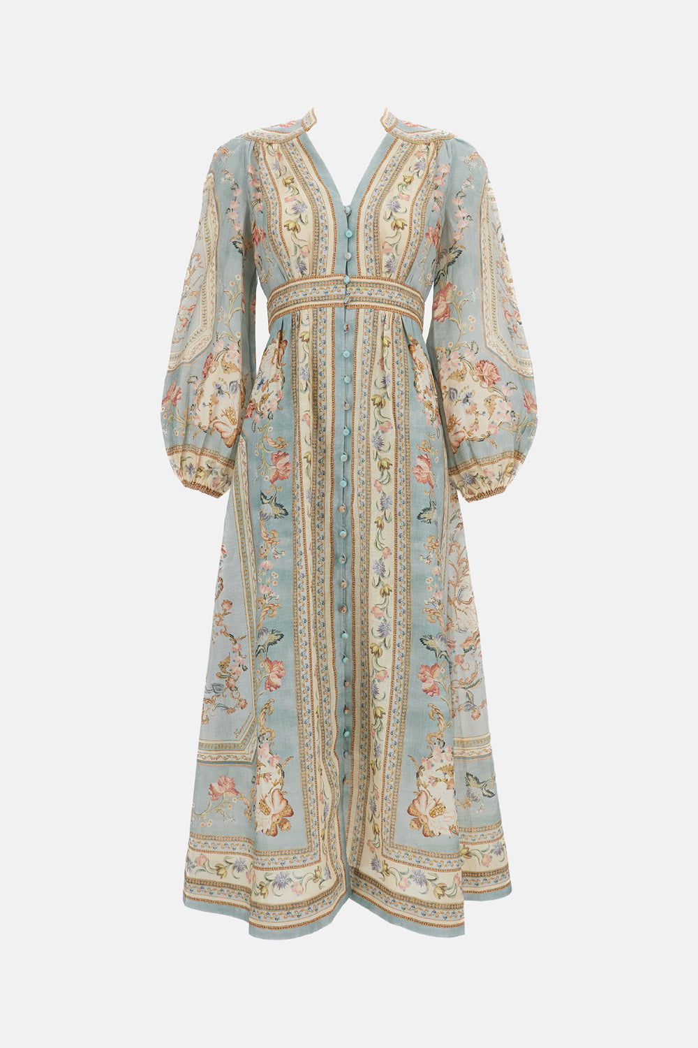 Zimmermann Women Roselight Plunge Midi Dress ZIMMERMANN