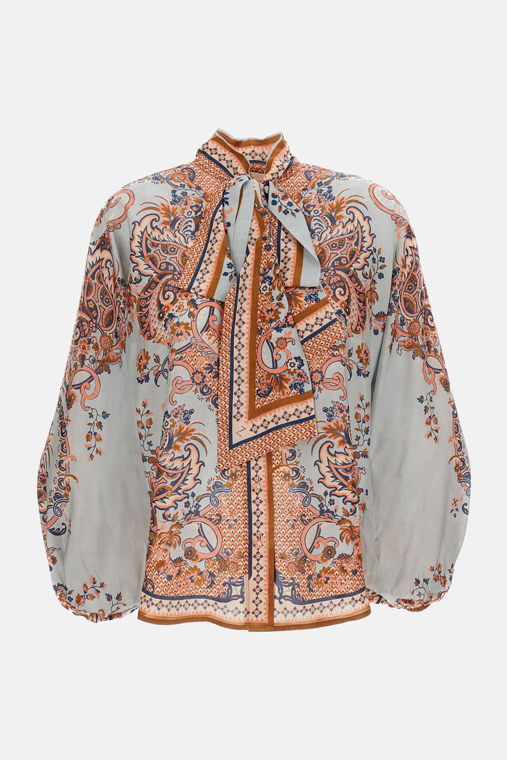 Zimmermann Women Aster Tie Neck Blouse ZIMMERMANN