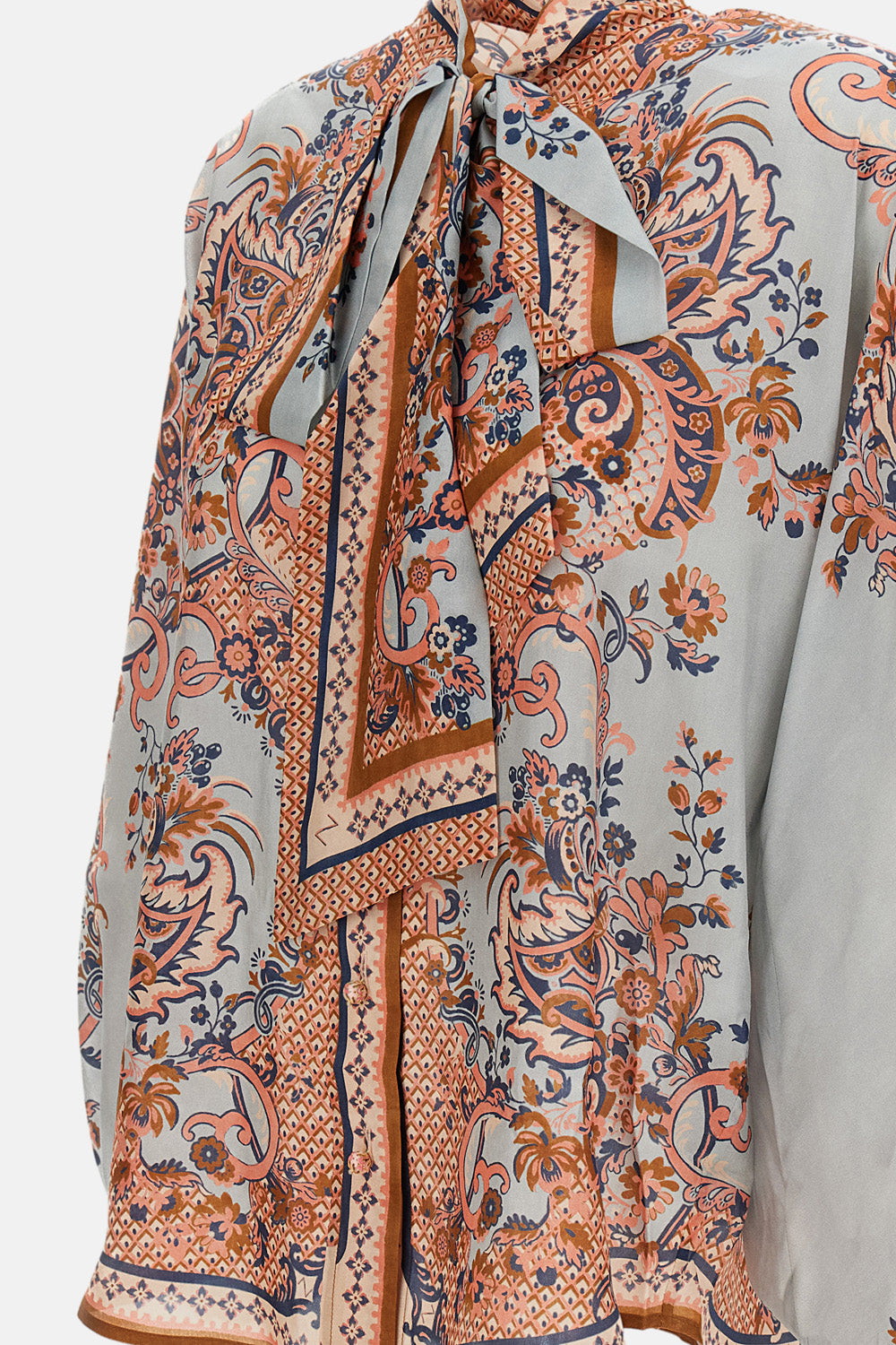 Zimmermann Women Aster Tie Neck Blouse ZIMMERMANN