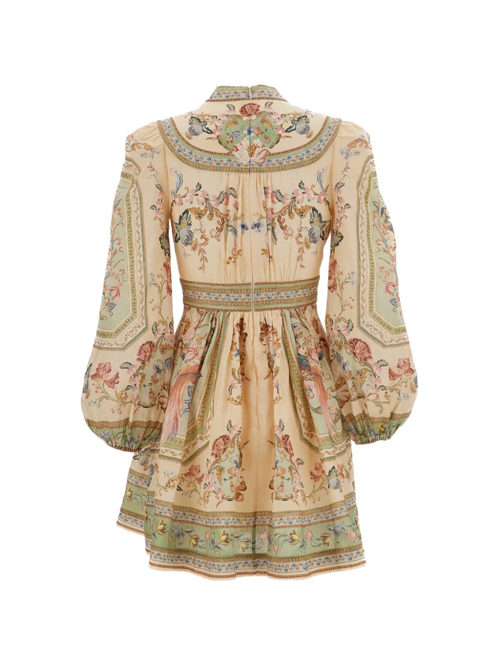 Zimmermann Women Roselight Linen Mini Dress ZIMMERMANN