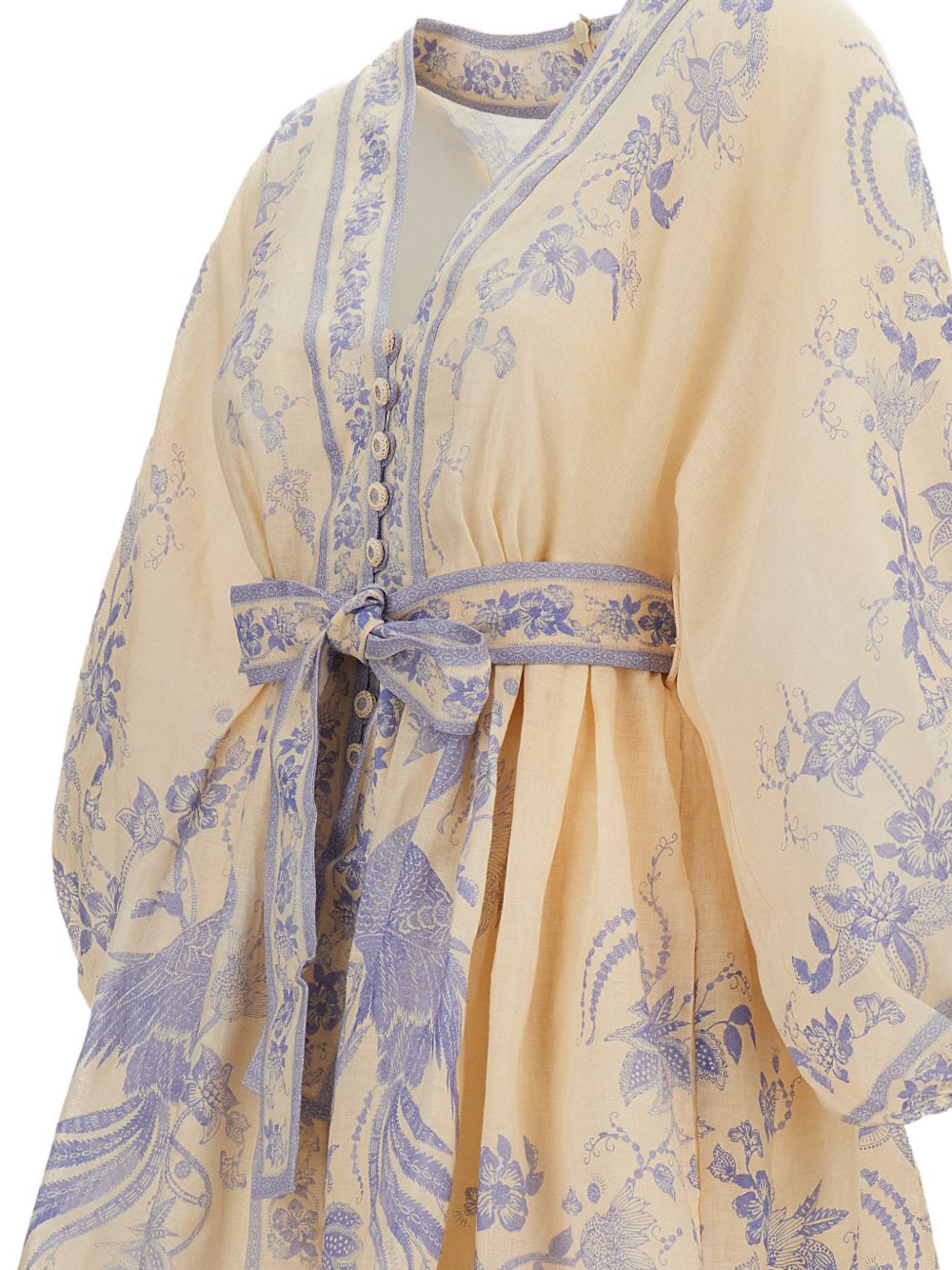 Zimmermann Women Indra Linen Mini Dress ZIMMERMANN