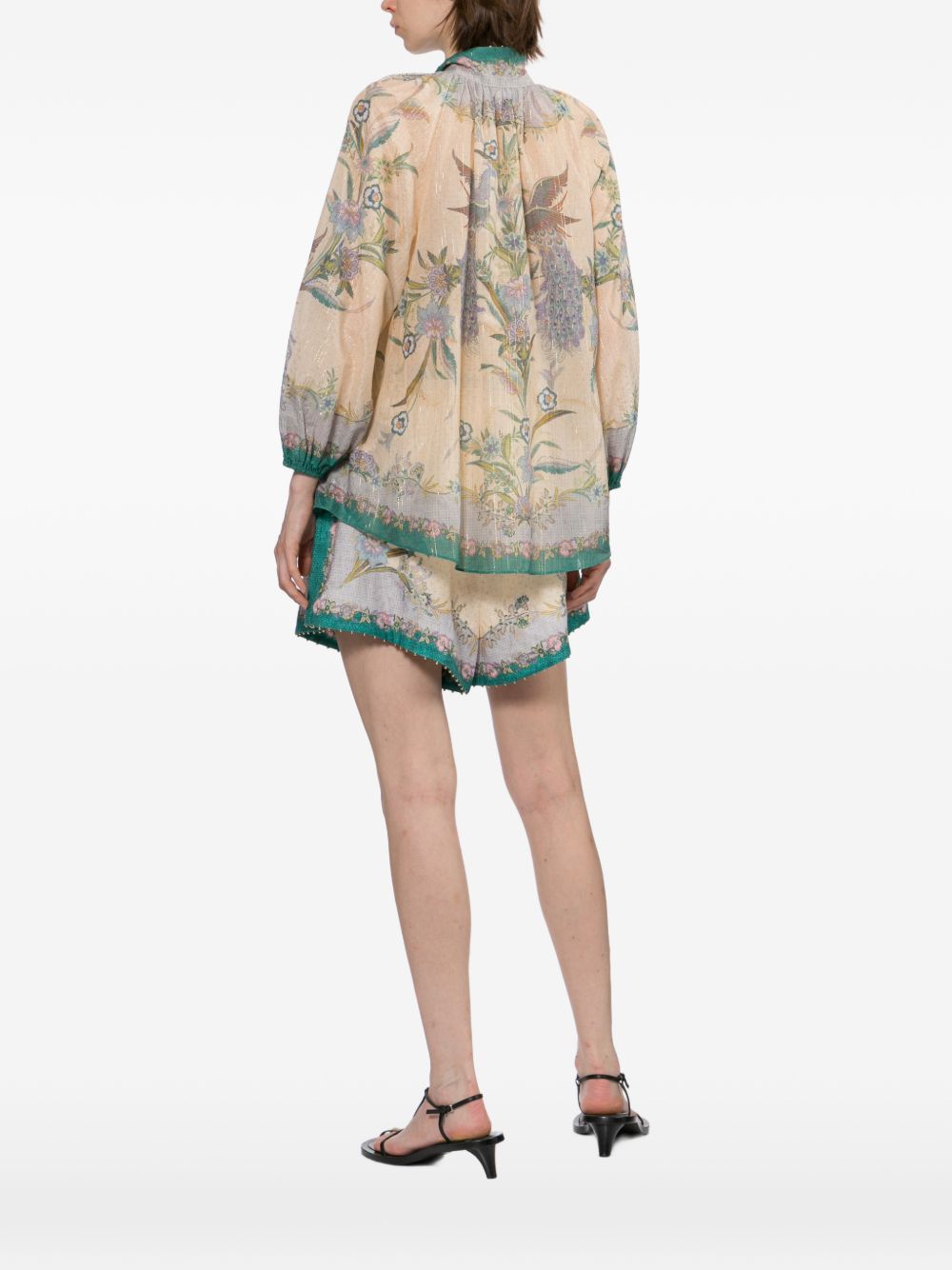 Zimmermann Women Indra Cotton And Silk Blouse ZIMMERMANN