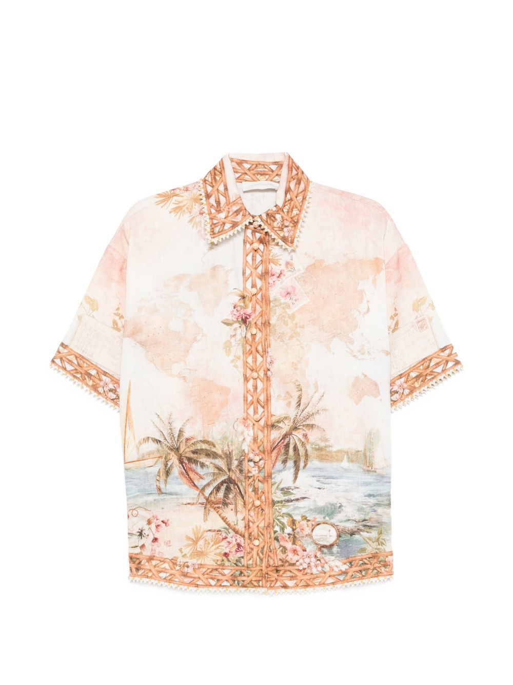 Zimmermann Women Mahon Linen Shirt ZIMMERMANN