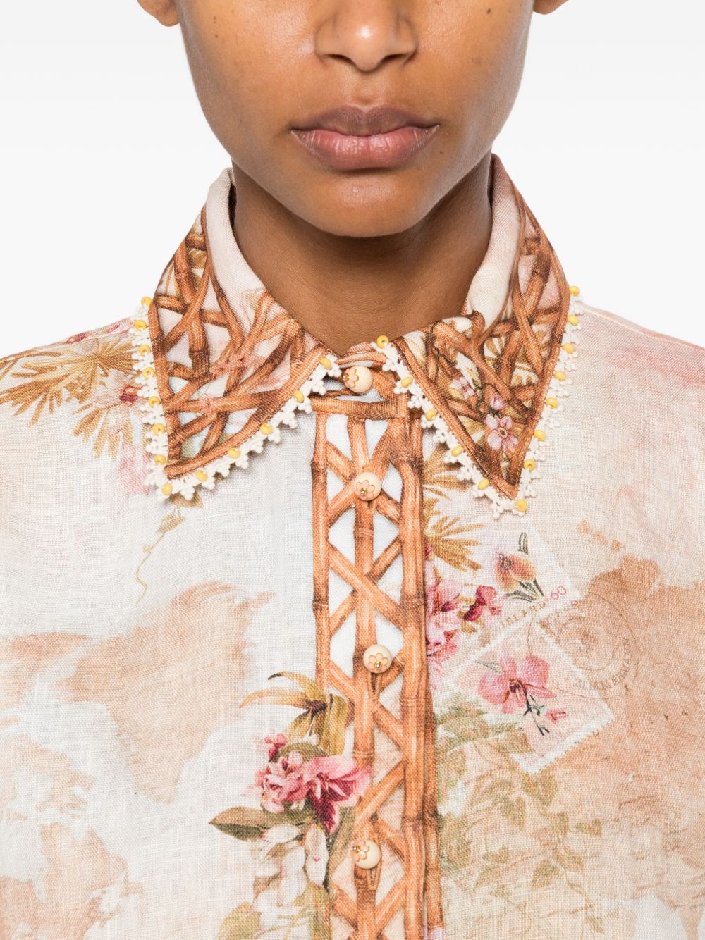 Zimmermann Women Mahon Linen Shirt ZIMMERMANN