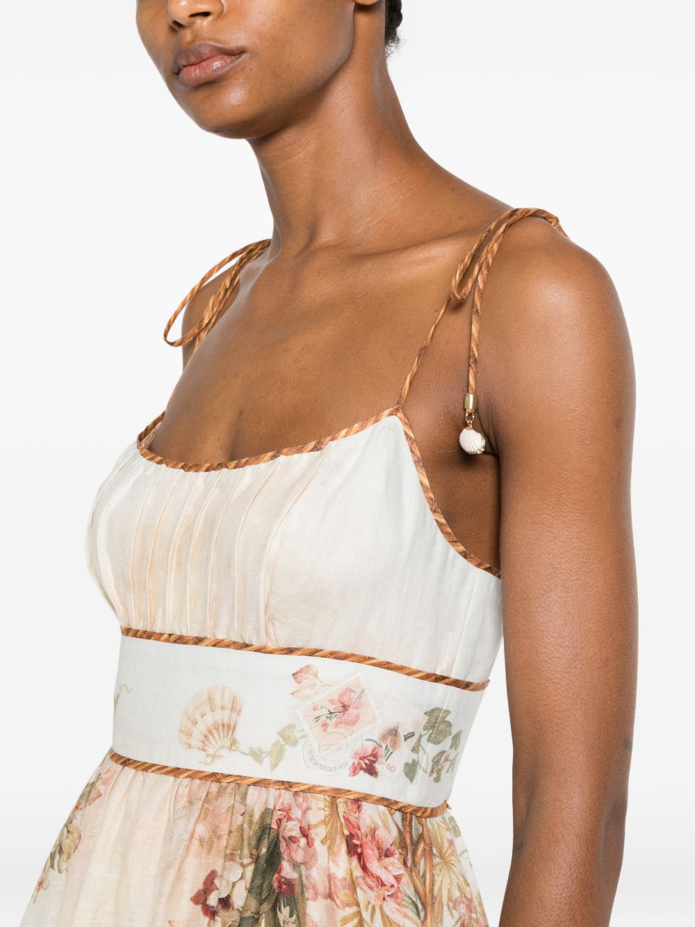 Zimmermann Women Mahon Linen Picnic Dress ZIMMERMANN