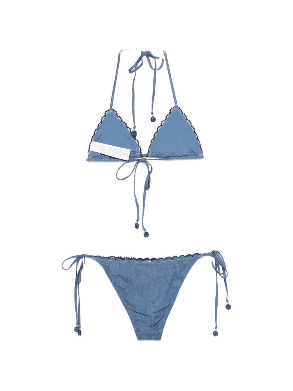 Zimmermann Women Aster Denim Bikini Set ZIMMERMANN