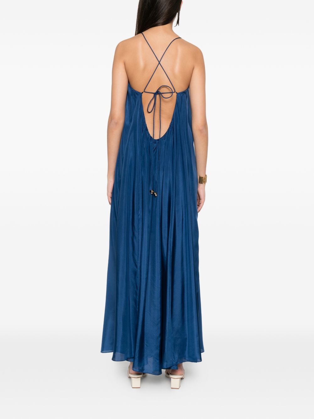 Zimmermann Women Aster Silk Long Dress ZIMMERMANN