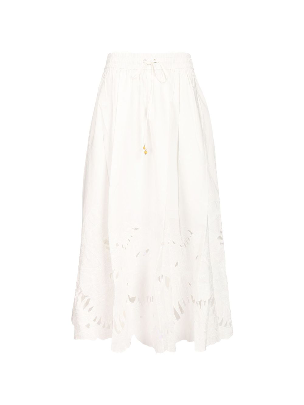 Zimmermann Women Mahon Cotton Midi Skirt ZIMMERMANN