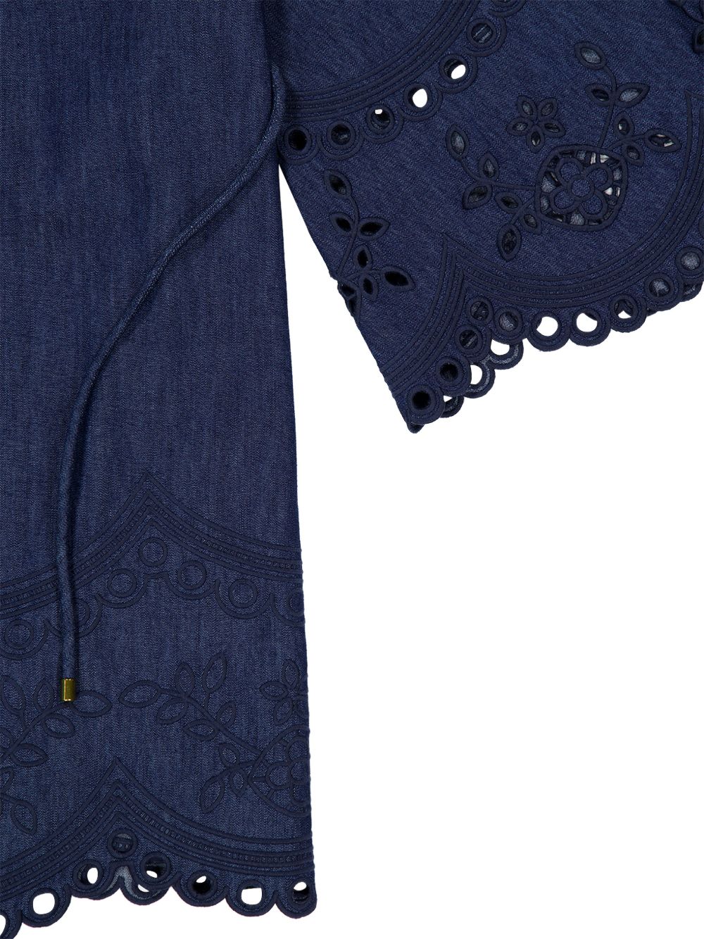 Zimmermann Women Mahon Denim Mini Dress ZIMMERMANN