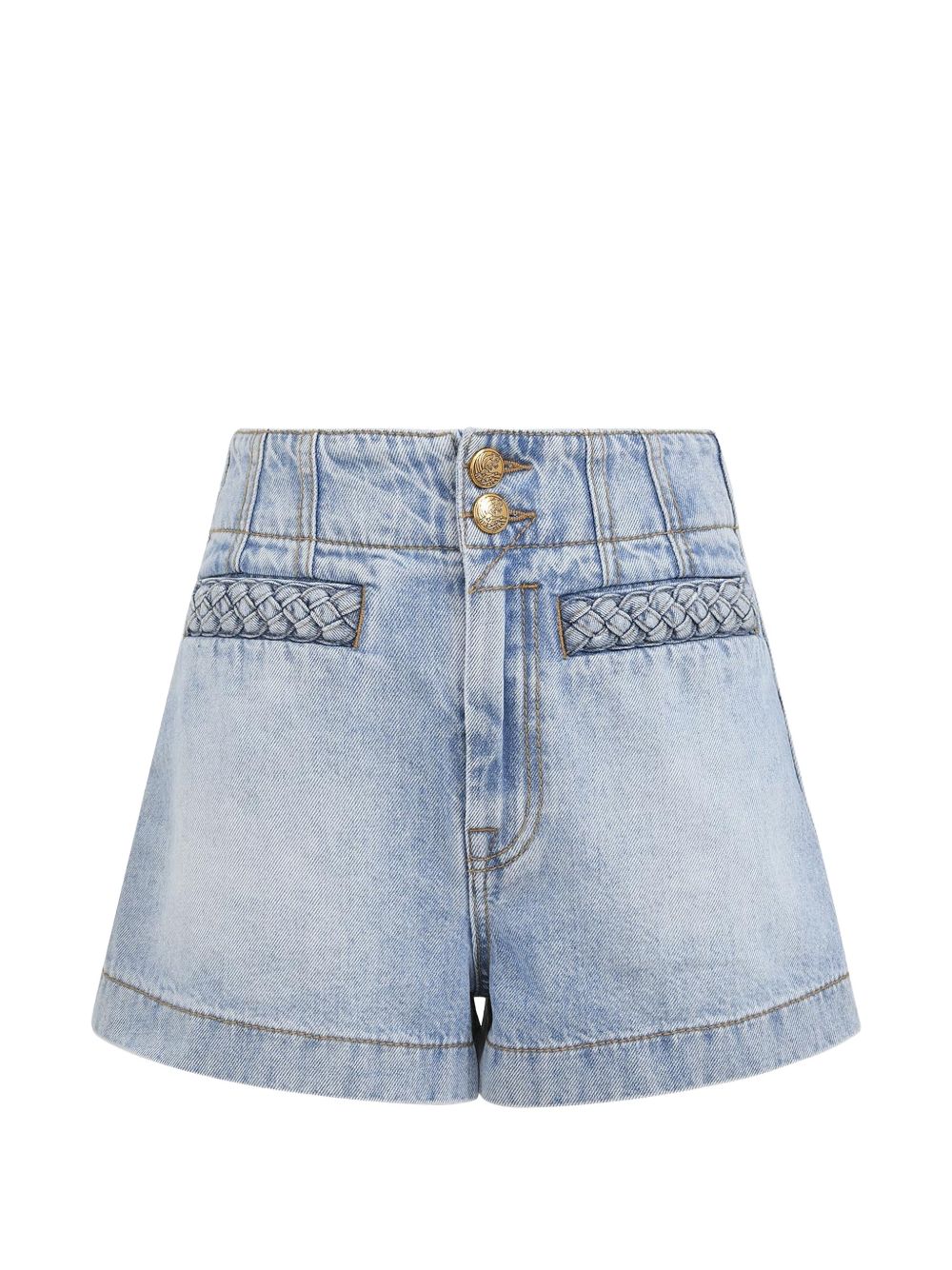 Zimmermann Women Indra Denim Shorts