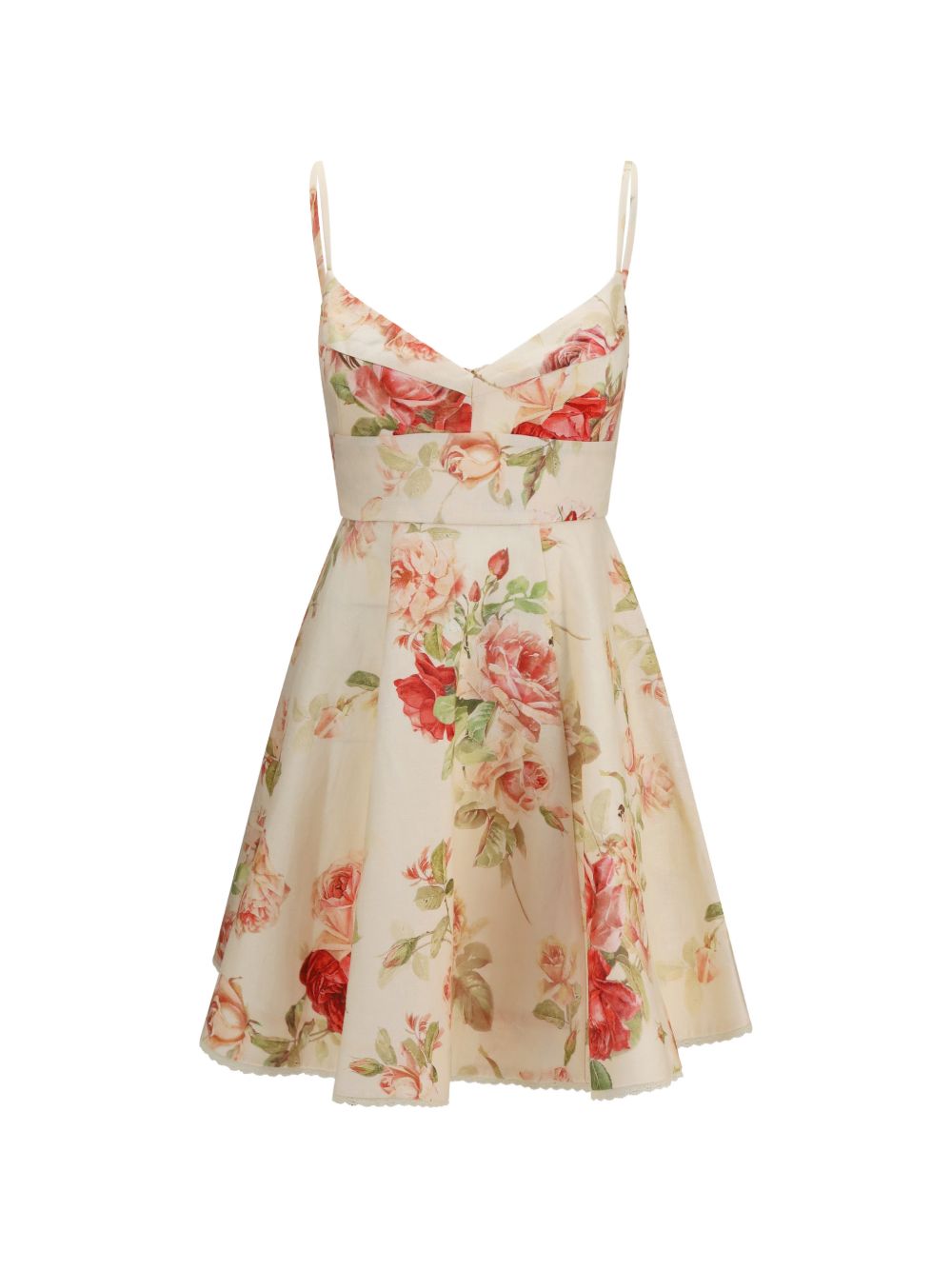 Zimmermann Women Roselight Linen Mini Dress ZIMMERMANN
