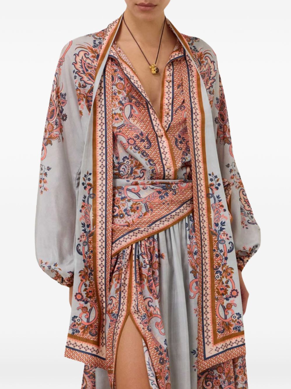 Zimmermann Women Aster Silk Blouse ZIMMERMANN