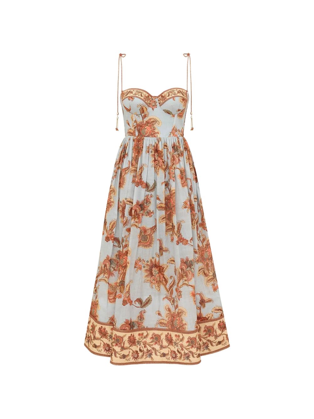 Zimmermann Women Aster Cotton Midi Dress ZIMMERMANN