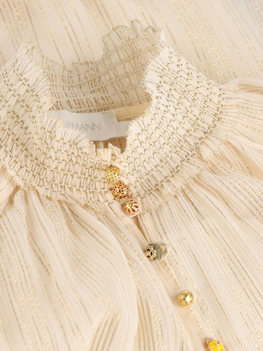 Zimmermann Women Aster Cotton Blouse ZIMMERMANN
