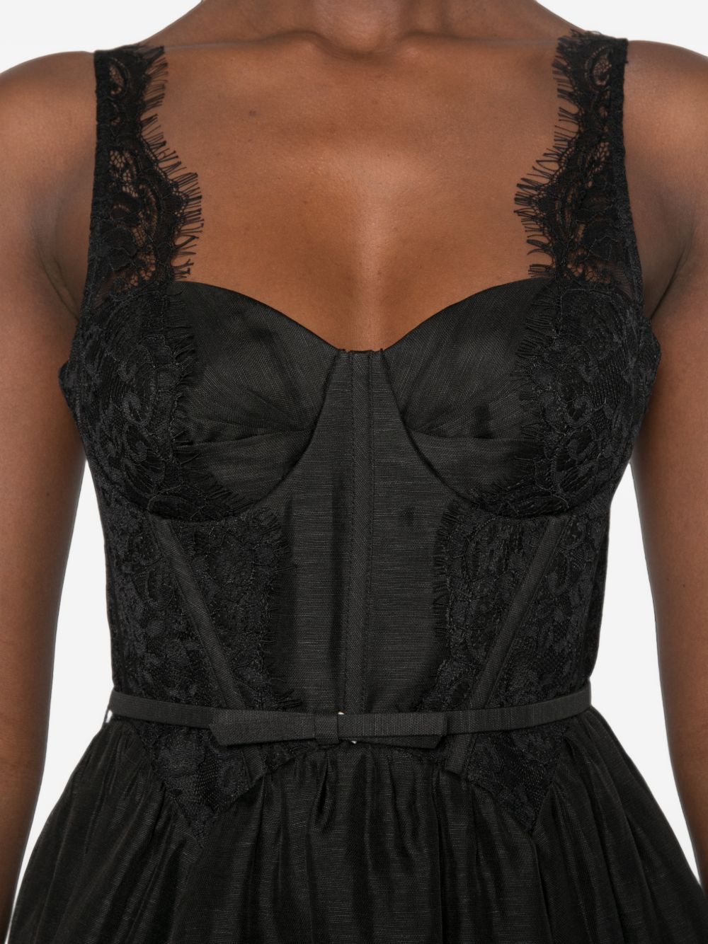 Zimmermann Women Valiant Silk And Linen Midi Dress ZIMMERMANN
