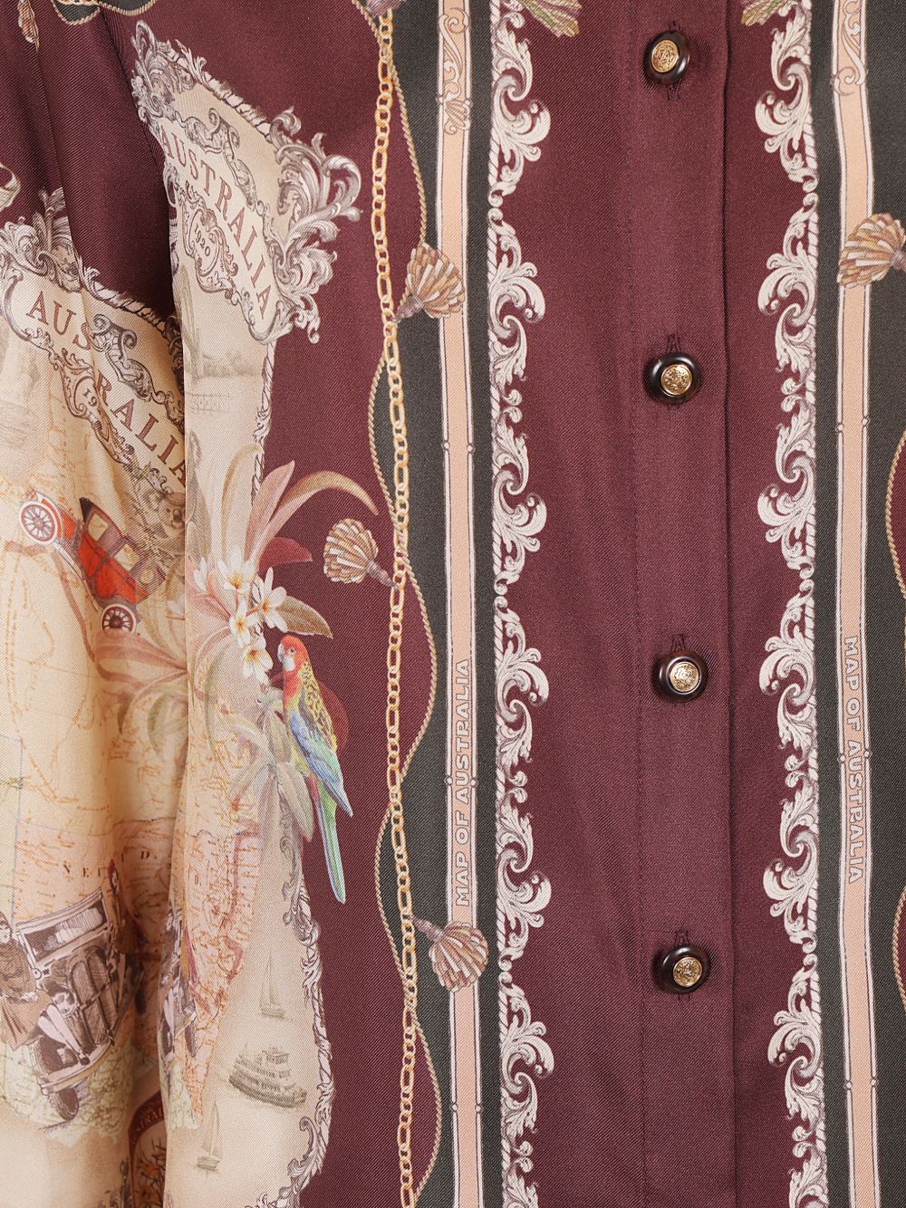 Zimmermann Women Valiant Printed Silk Shirt ZIMMERMANN