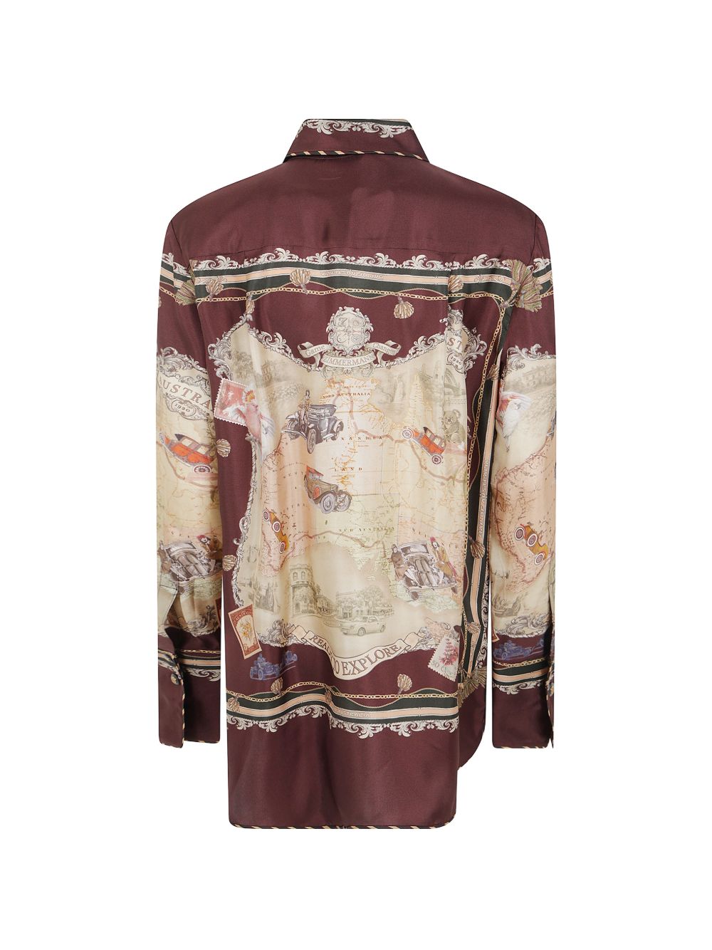 Zimmermann Women Valiant Printed Silk Shirt ZIMMERMANN